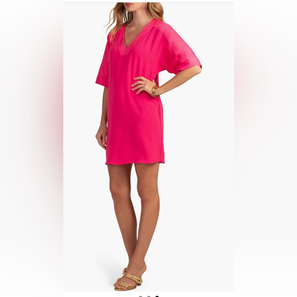 TRINA TURK Rabat Dolman Sleeve Shift Dress - Picture 5 of 6
